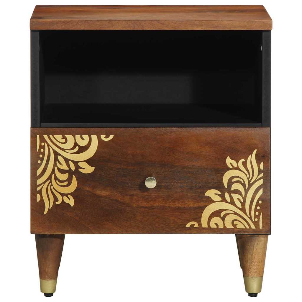 vidaXL Nachtkastje 40x33x46 cm Massief Mango Hout