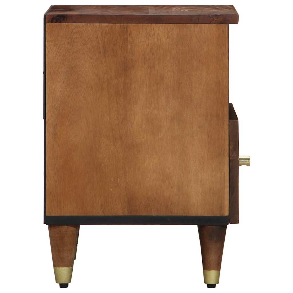vidaXL Nachtkastje 40x33x46 cm Massief Mango Hout