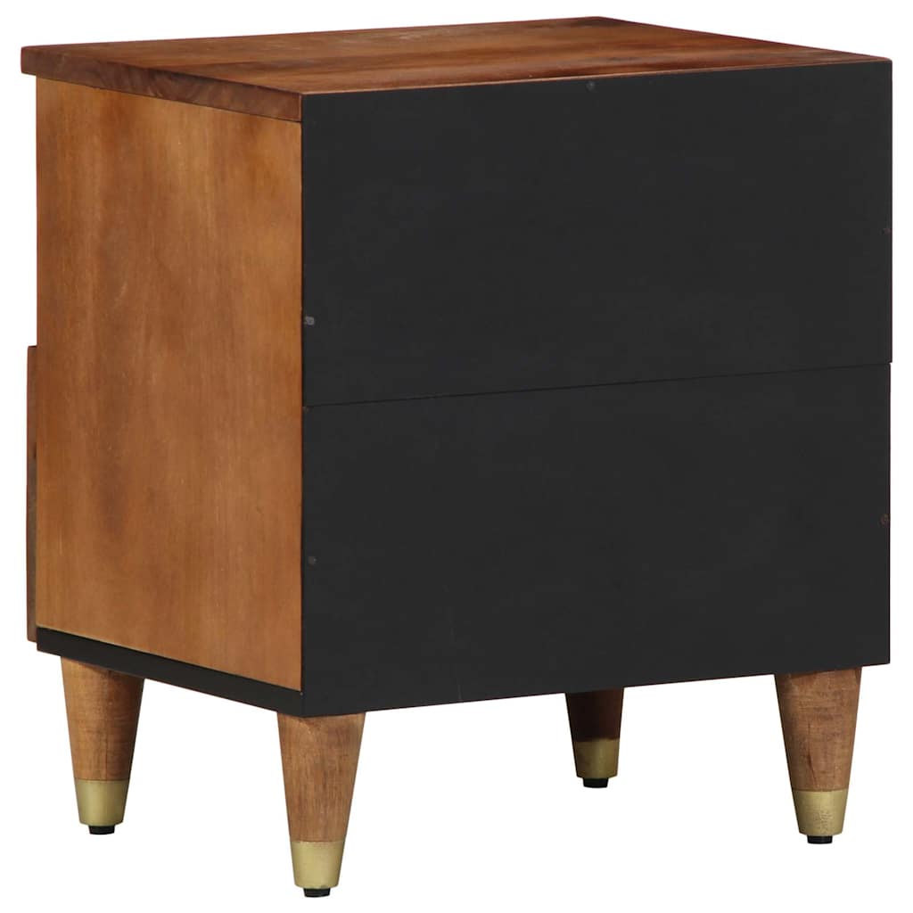 vidaXL Nachtkastje 40x33x46 cm Massief Mango Hout