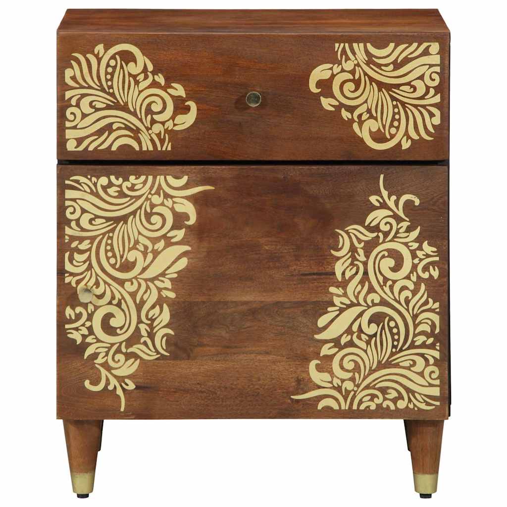 vidaXL Nachtkast Honingbruin Massief hout 50 x 33 x 60 cm Duurzaam