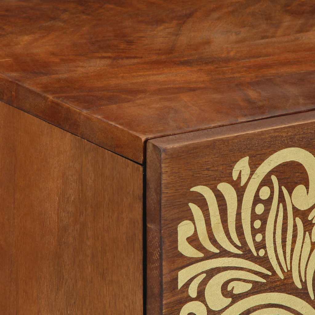 vidaXL Nachtkast Honingbruin Massief hout 50 x 33 x 60 cm Duurzaam