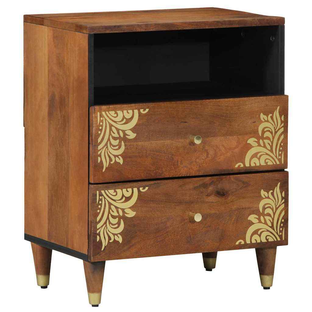 vidaXL Nachtkastje 50x33x60 cm Massief Mango Hout