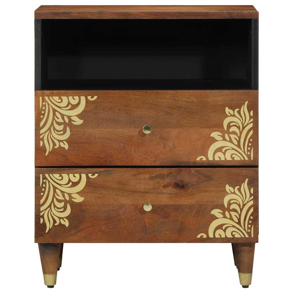 vidaXL Nachtkastje 50x33x60 cm Massief Mango Hout