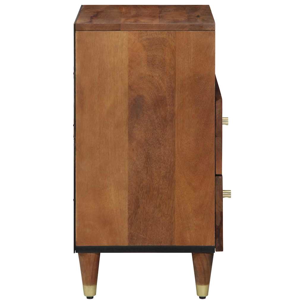 vidaXL Nachtkastje 50x33x60 cm Massief Mango Hout