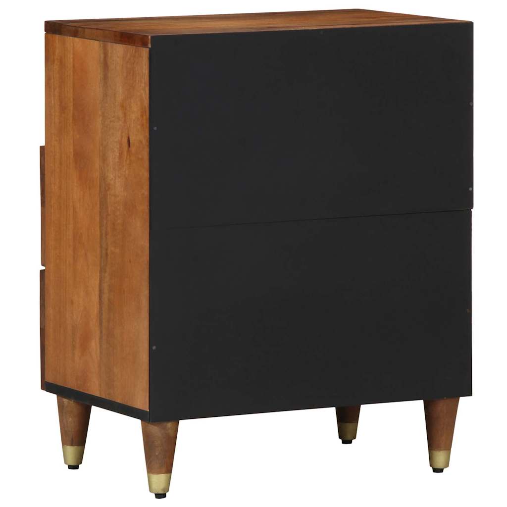 vidaXL Nachtkastje 50x33x60 cm Massief Mango Hout
