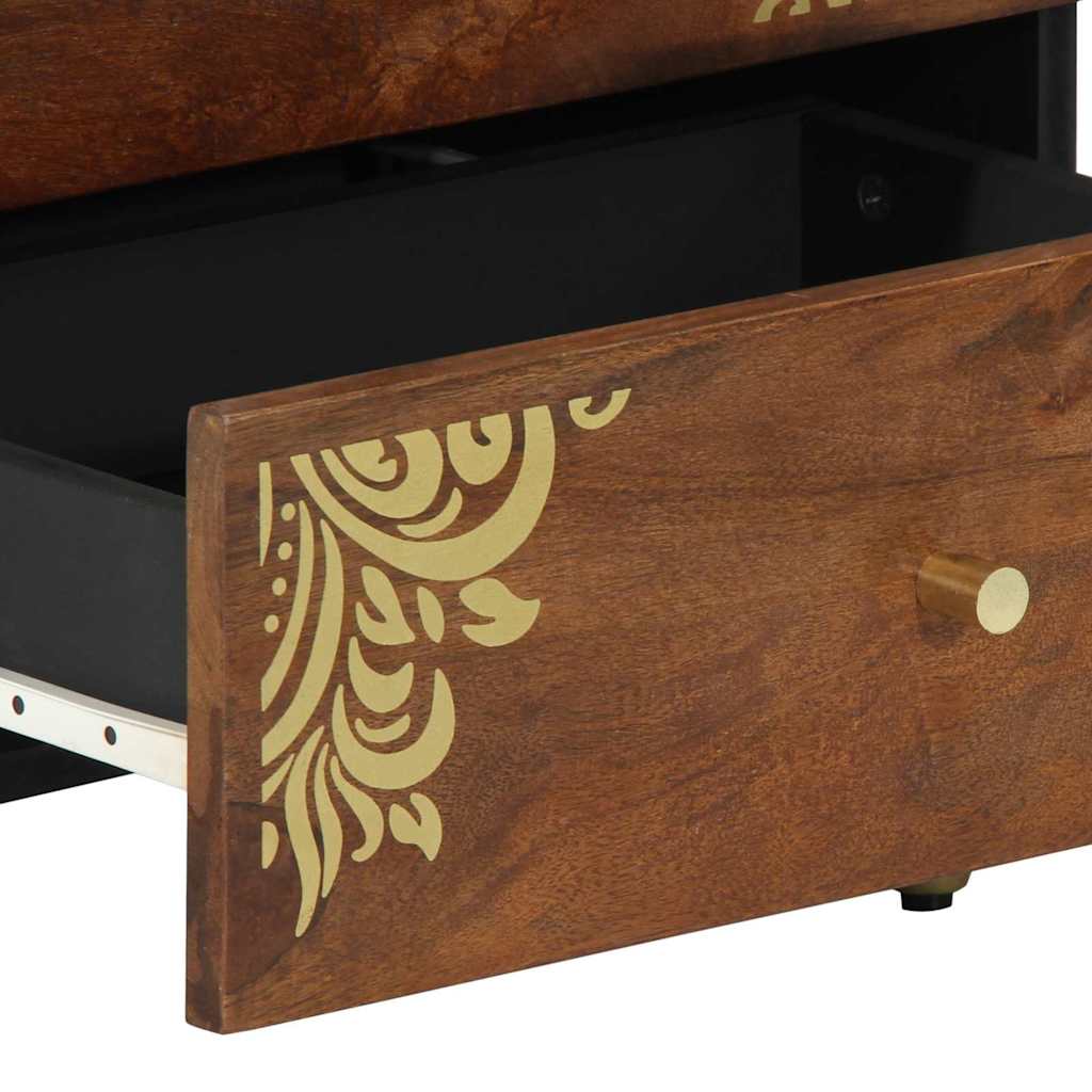 vidaXL Nachtkastje 50x33x60 cm Massief Mango Hout