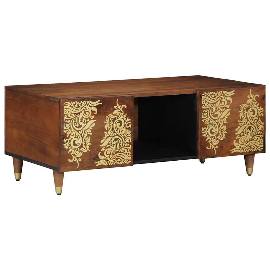 vidaXL Salontafel 100x54x40 cm Massief Mango Hout