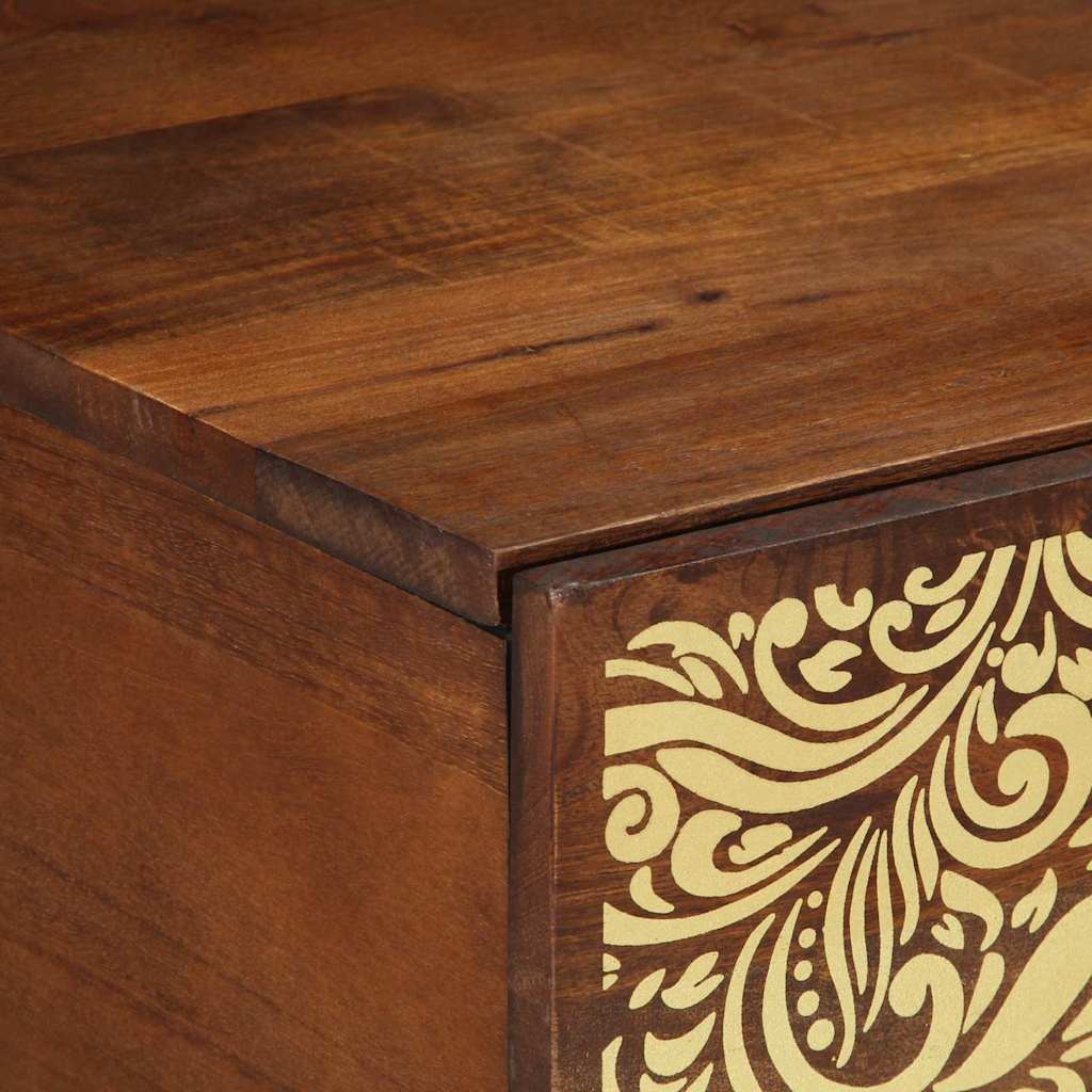 vidaXL Salontafel 100x54x40 cm Massief Mango Hout