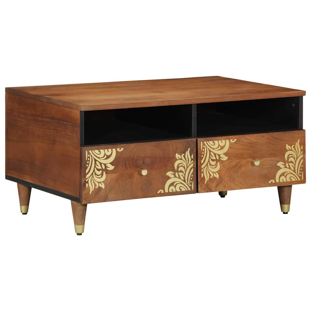 vidaXL Salontafel 80x54x40 cm Massief Mangohout