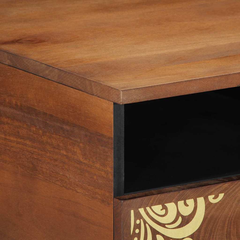 vidaXL Salontafel 80x54x40 cm Massief Mangohout