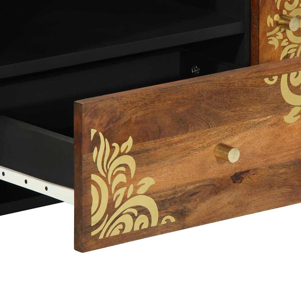 vidaXL TV-kast 105x33x46 cm Massief Mangohout
