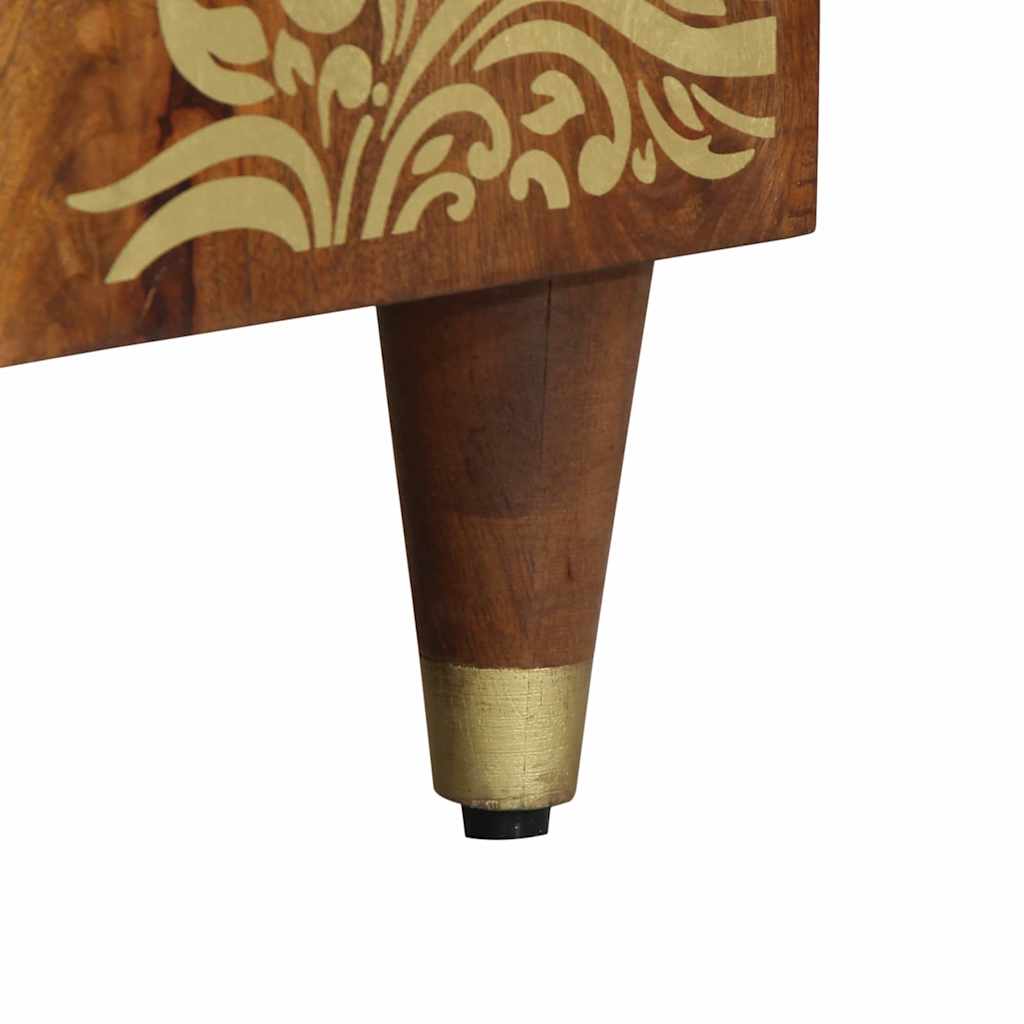 vidaXL TV-kast 105x33x46 cm Massief Mangohout