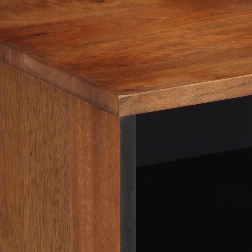 vidaXL TV-Kast Honingbruin Massief mangohout, Engineered wood