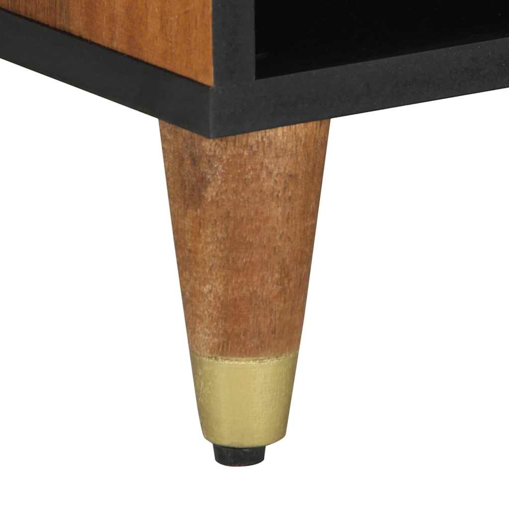 vidaXL TV-Kast Honingbruin Massief mangohout, Engineered wood