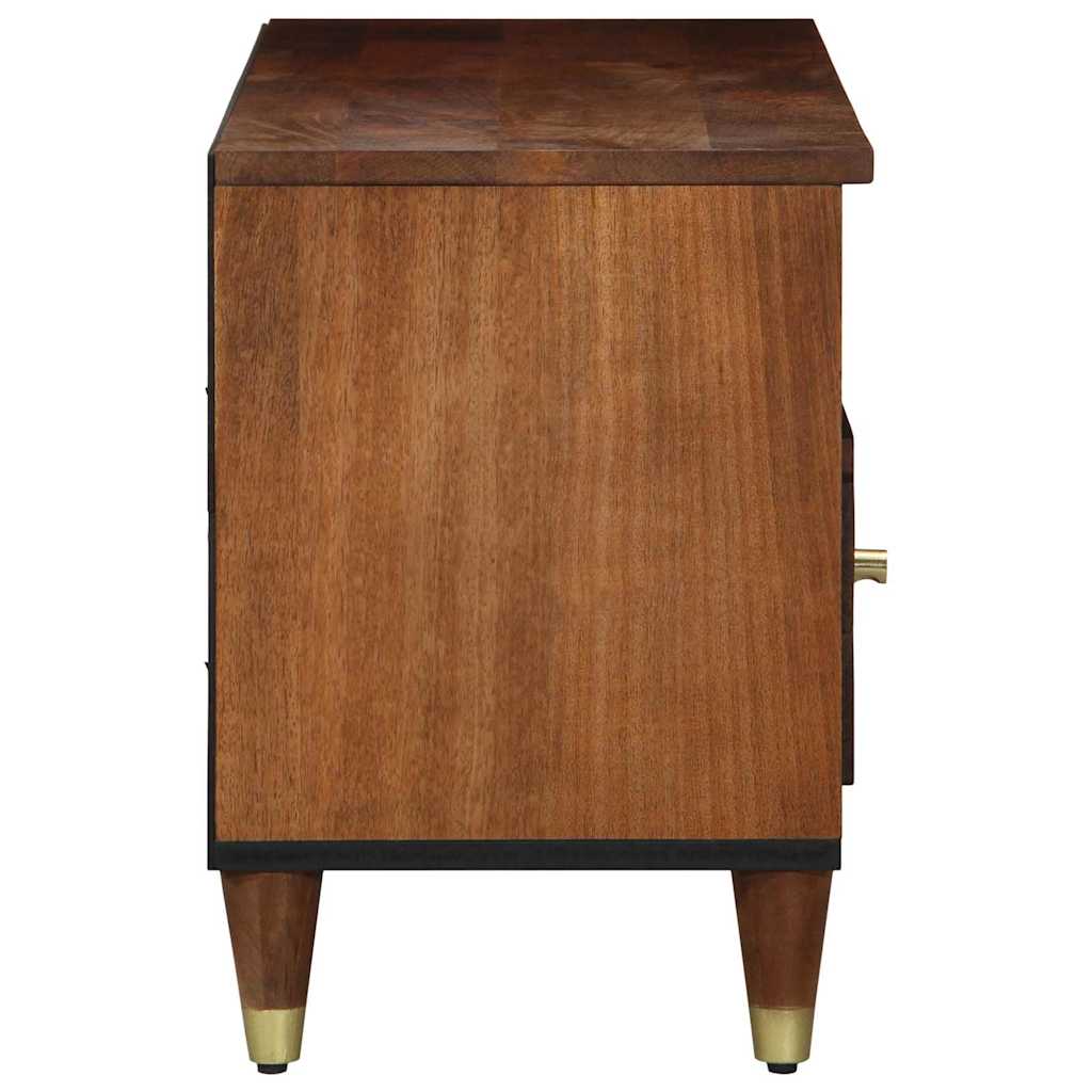vidaXL TV-kast 100x33x46 cm Massief Hout Mango