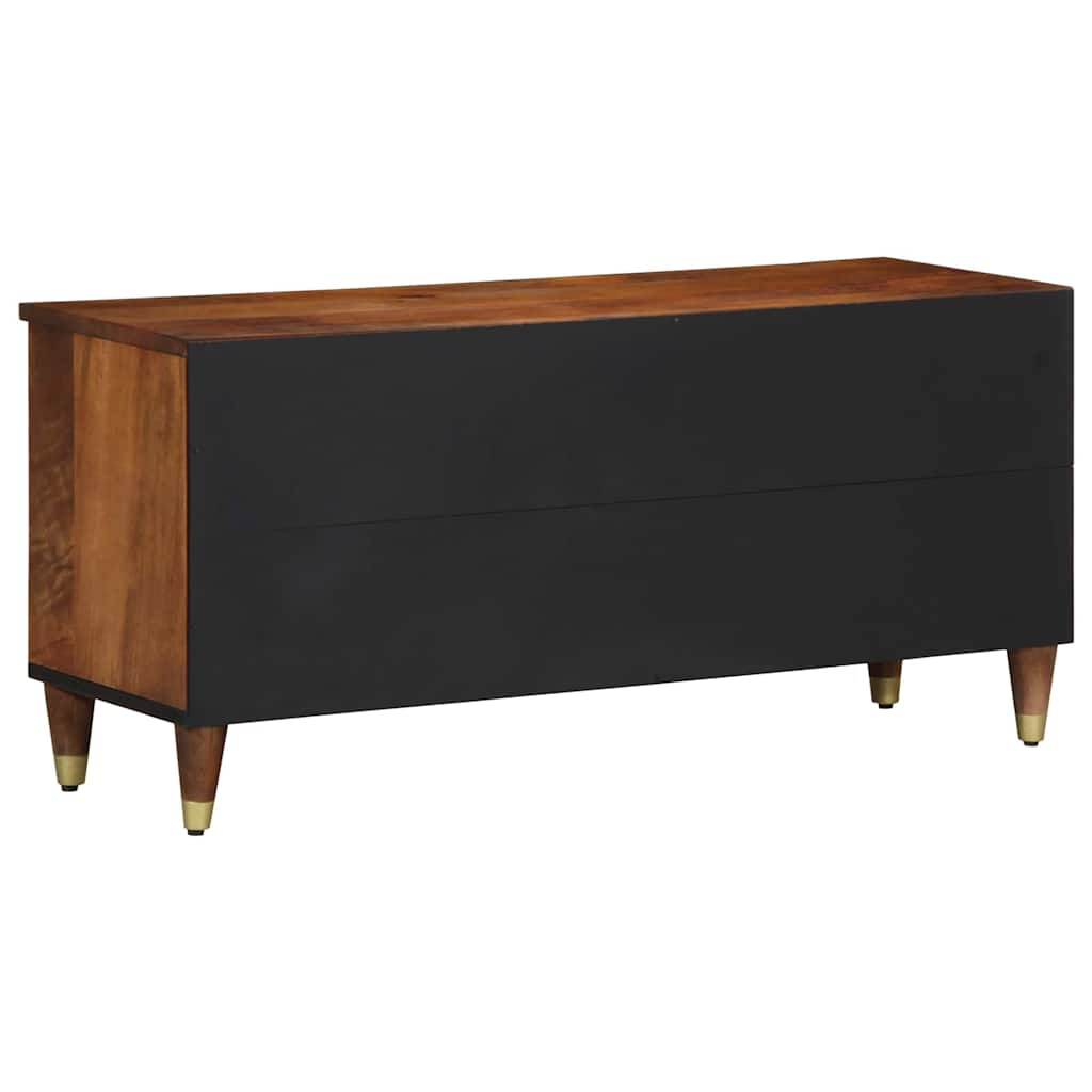 vidaXL TV-kast 100x33x46 cm Massief Hout Mango