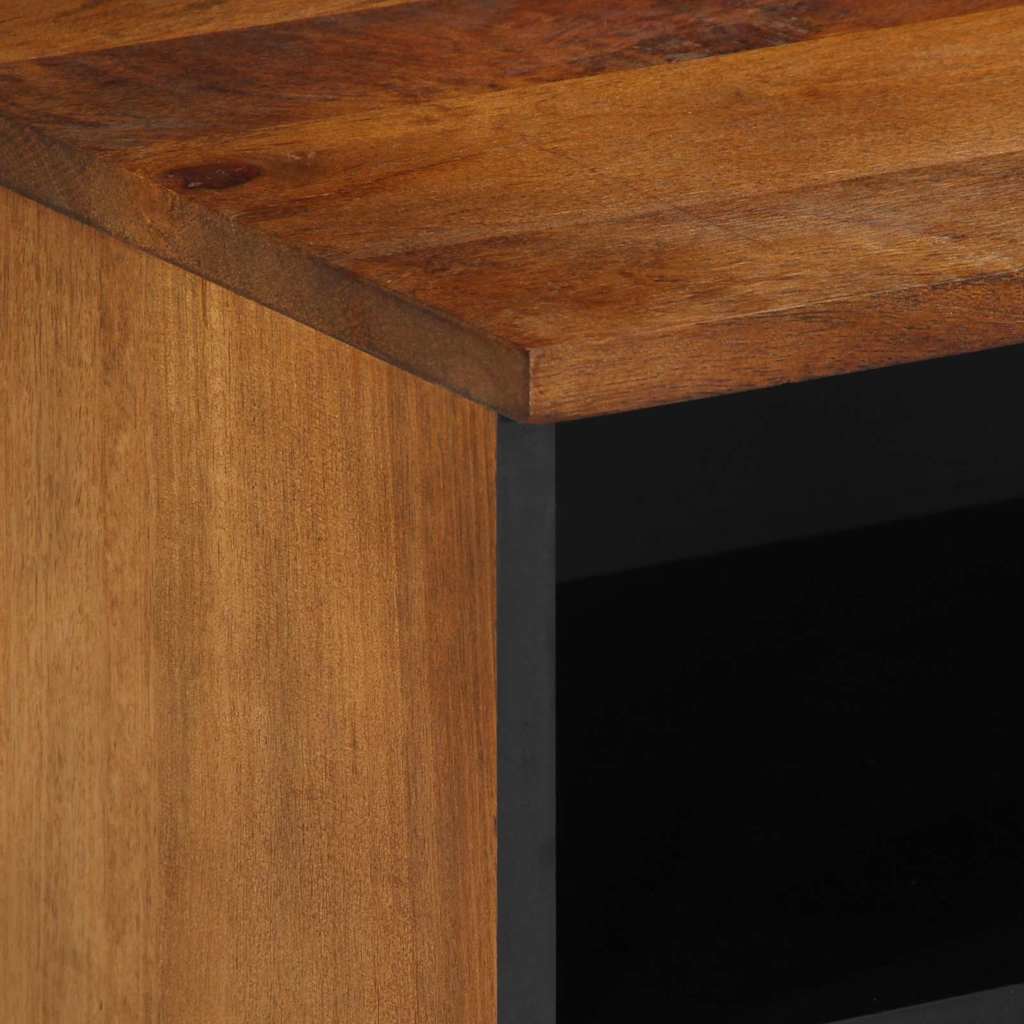 vidaXL TV-kast 100x33x46 cm Massief Hout Mango