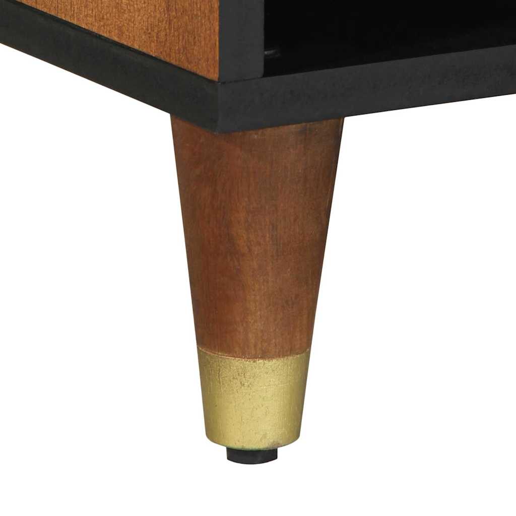 vidaXL TV-kast 100x33x46 cm Massief Hout Mango