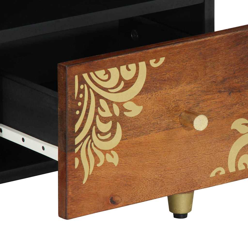 vidaXL TV-kast 100x33x46 cm Massief Mangohout
