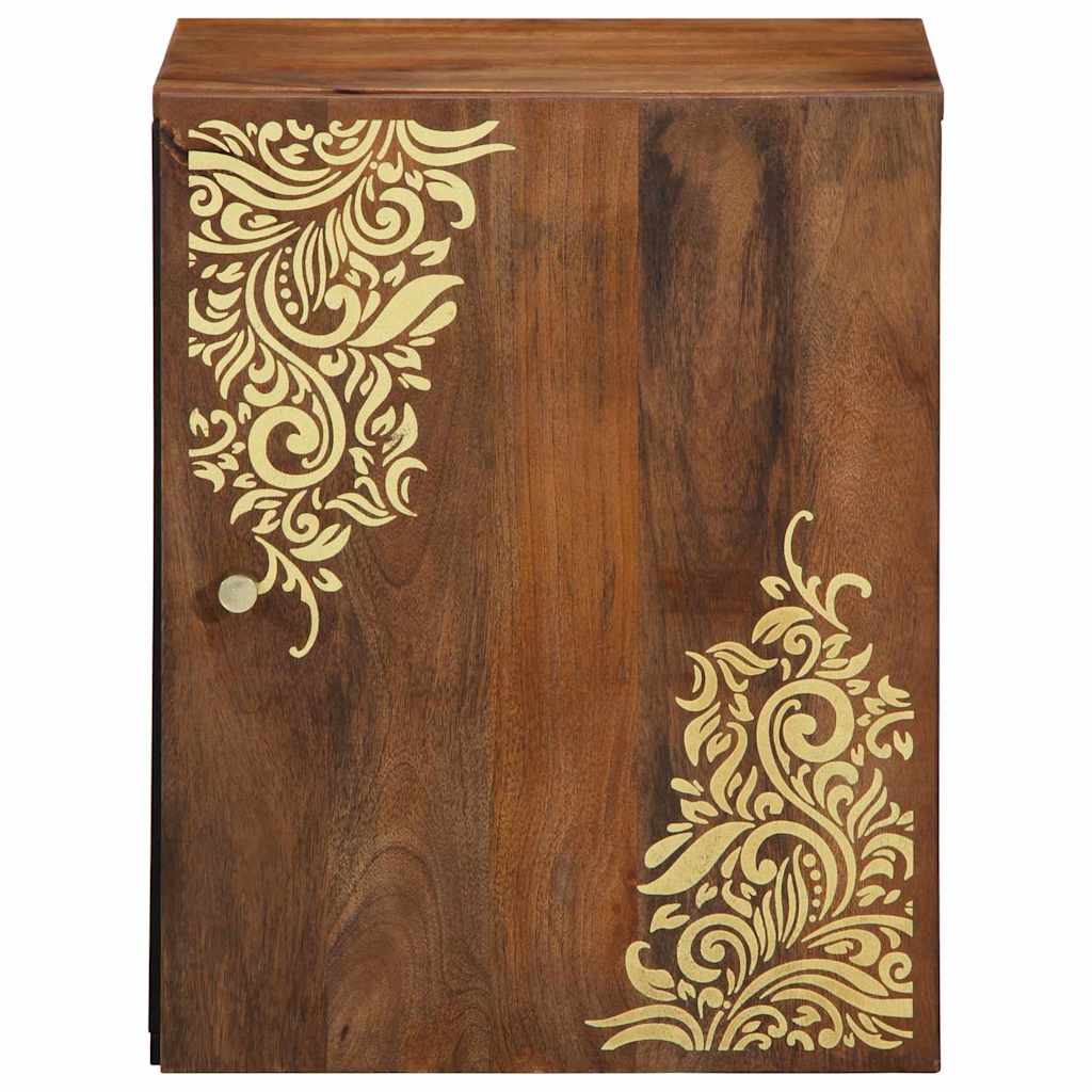 vidaXL Badkamerwandkast 38x33x48 cm Massief mangohout