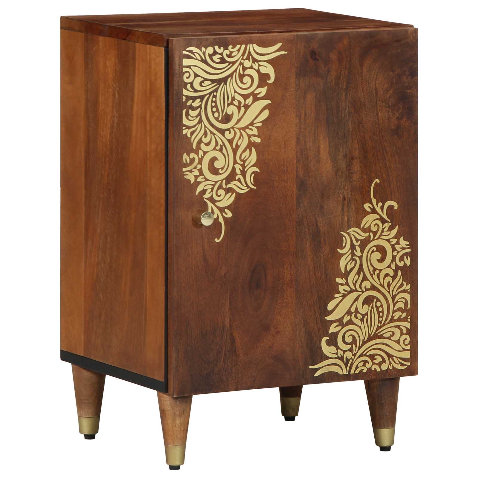 vidaXL Badkamerkast 38x33x58 cm Massief Mangohout