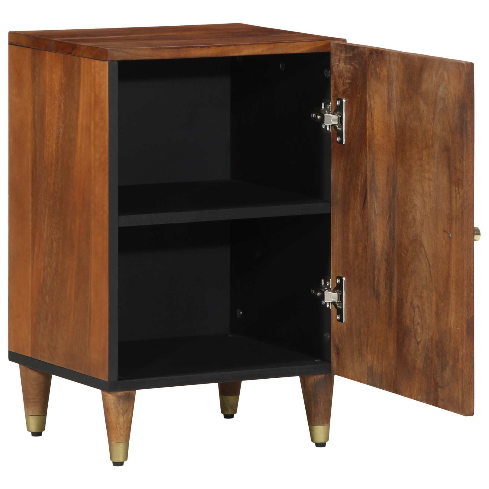 vidaXL Badkamerkast 38x33x58 cm Massief Mangohout