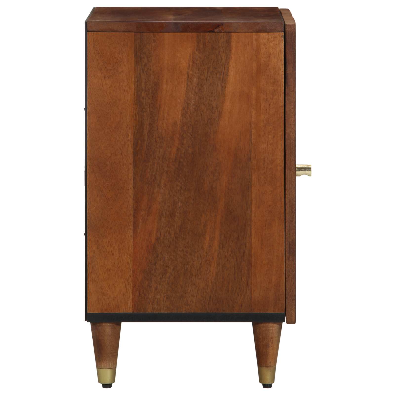 vidaXL Badkamerkast 38x33x58 cm Massief Mangohout