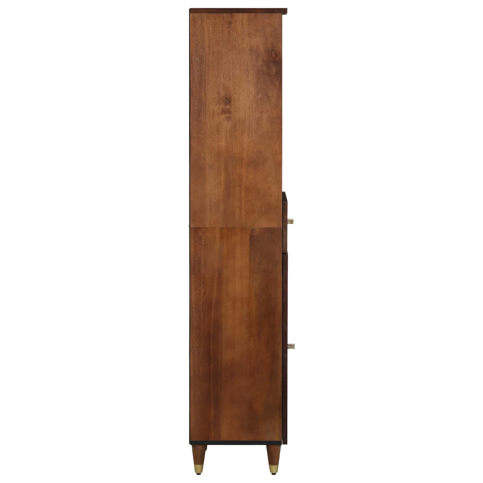 vidaXL Dressoir 38x33x160 cm Massief Mango Hout