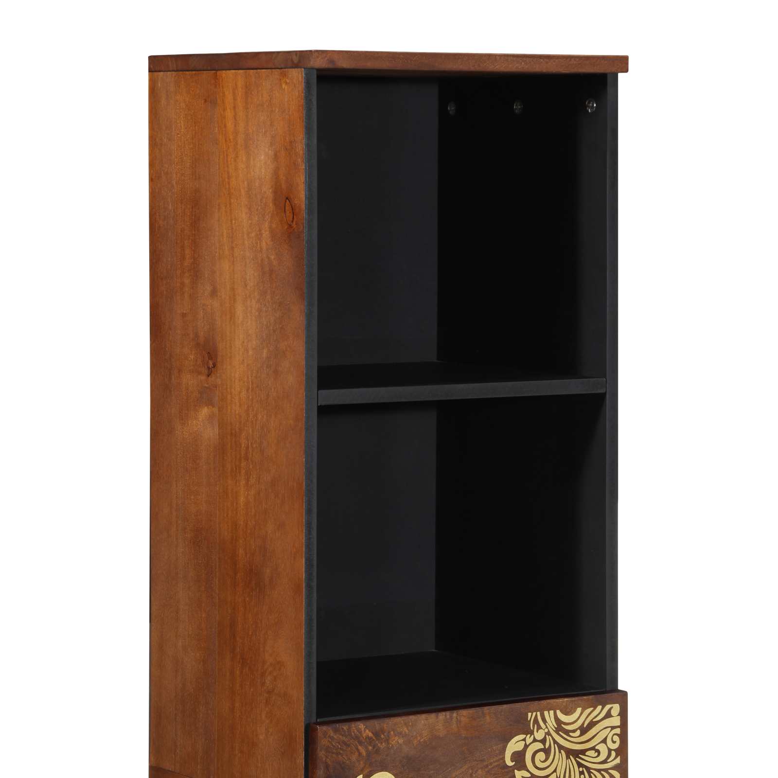 vidaXL Dressoir 38x33x160 cm Massief Mango Hout