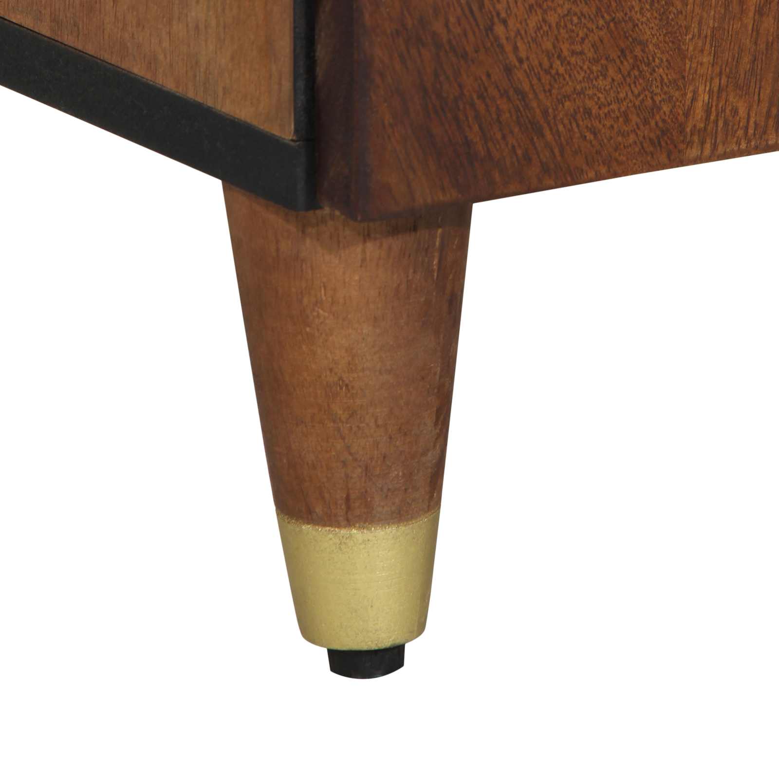 vidaXL Dressoir 38x33x160 cm Massief Mango Hout