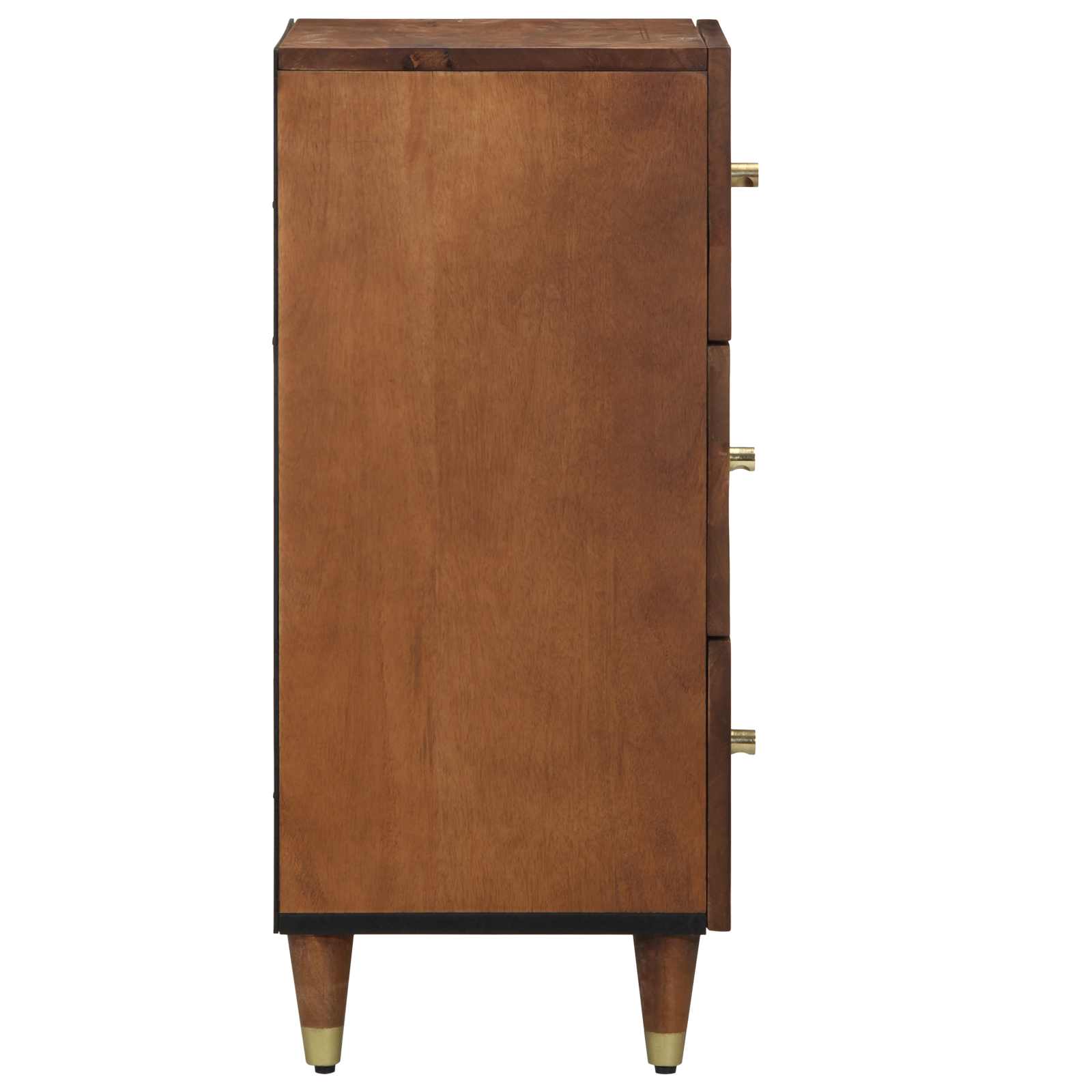 vidaXL Sideboard Honingbruin Massief Hout 40 x 33 x 75 cm Sideboard
