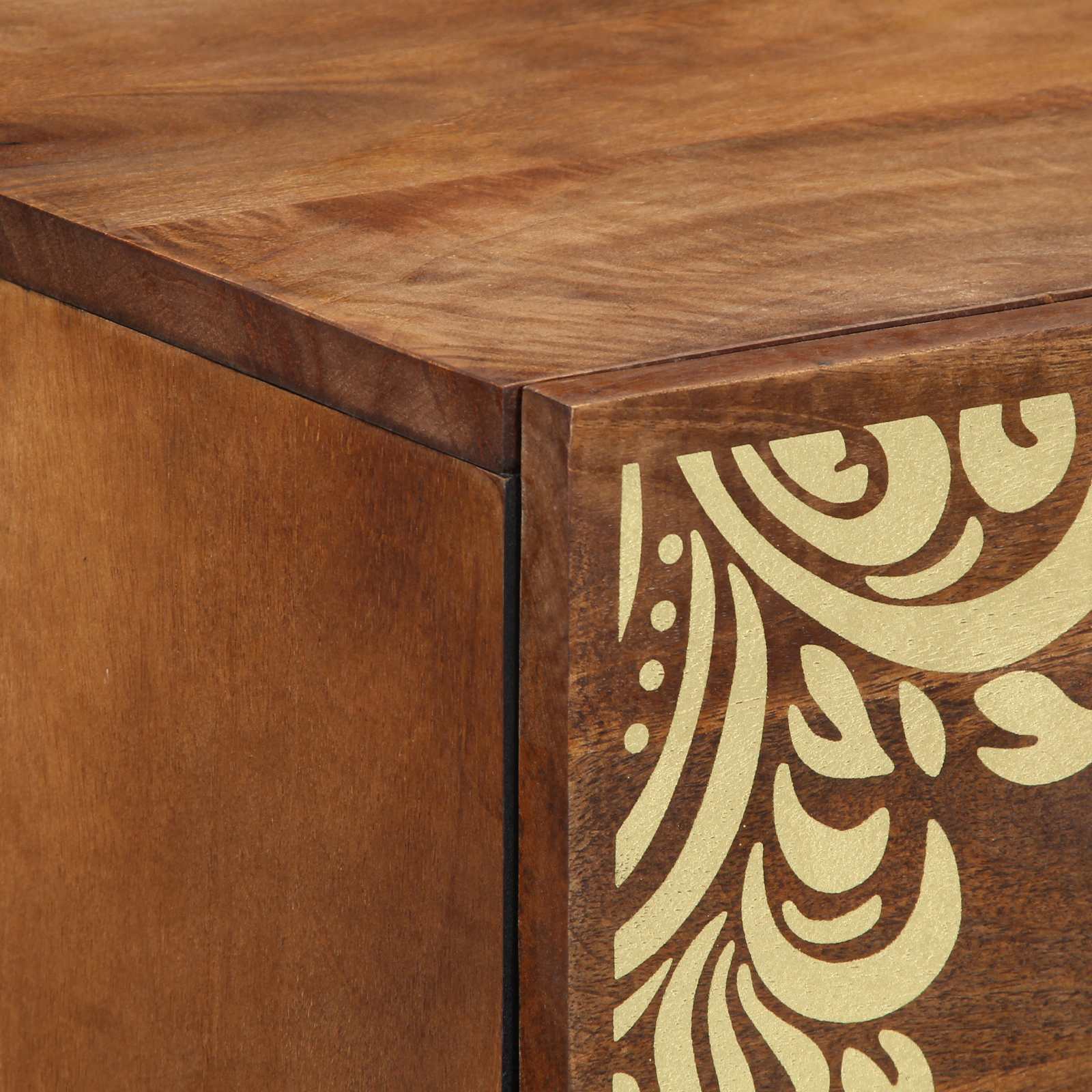 vidaXL Sideboard Honingbruin Massief Hout 40 x 33 x 75 cm Sideboard