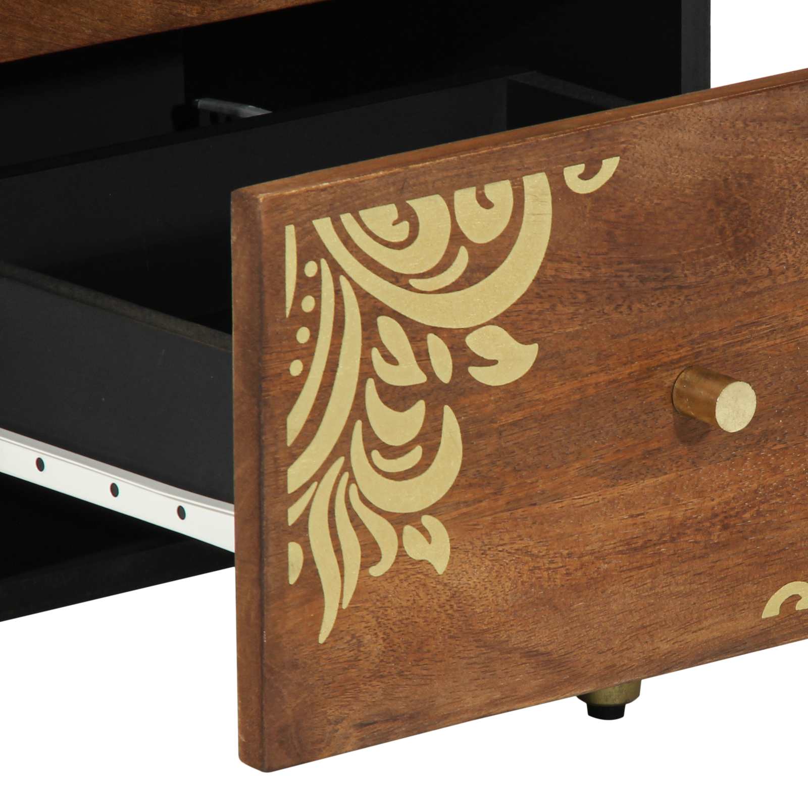 vidaXL Sideboard Honingbruin Massief Hout 40 x 33 x 75 cm Sideboard