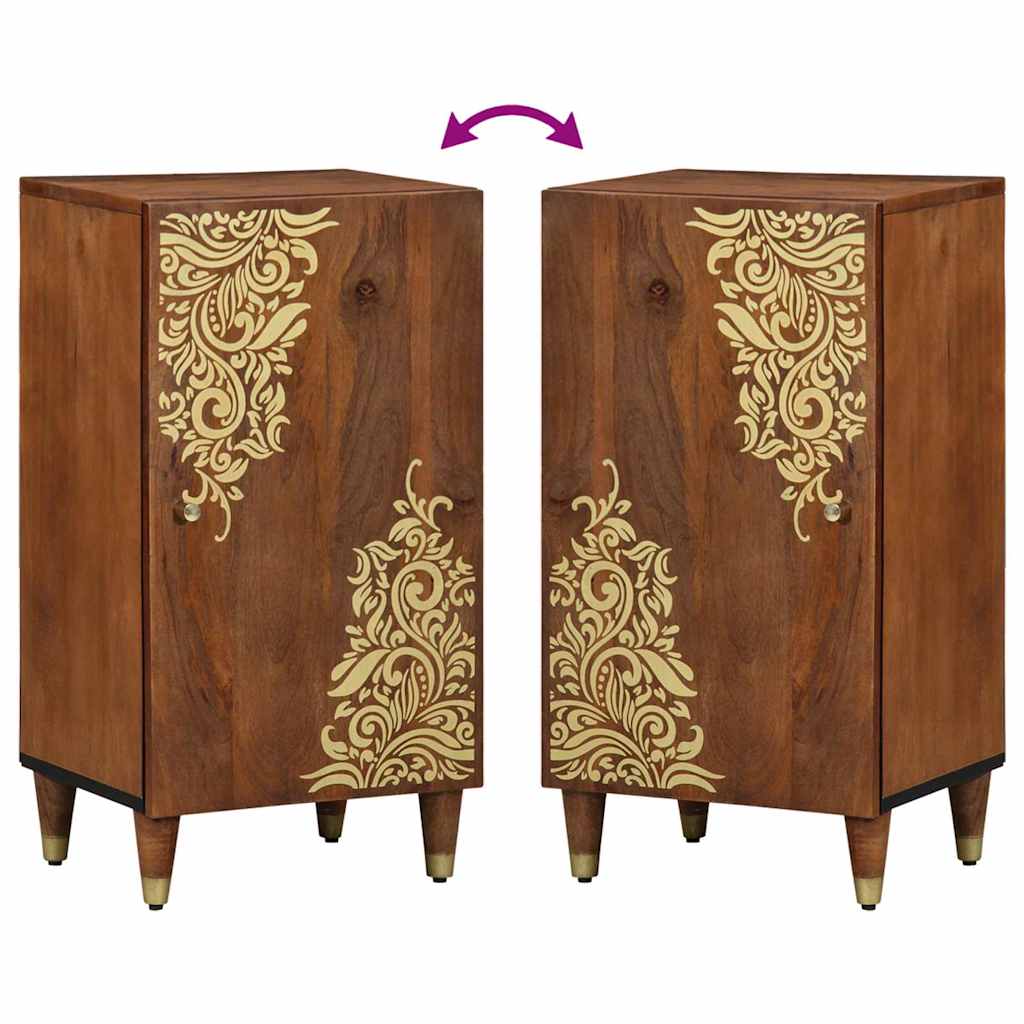 vidaXL Dressoir 40x33x75 cm Massief Mango Hout