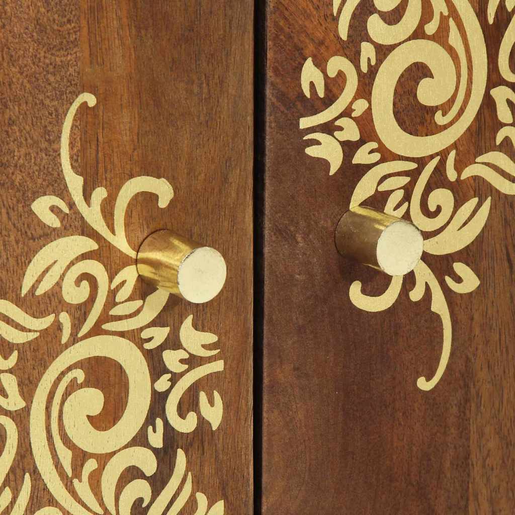 vidaXL Dressoir 60x33x75 cm Massief Hout Mango