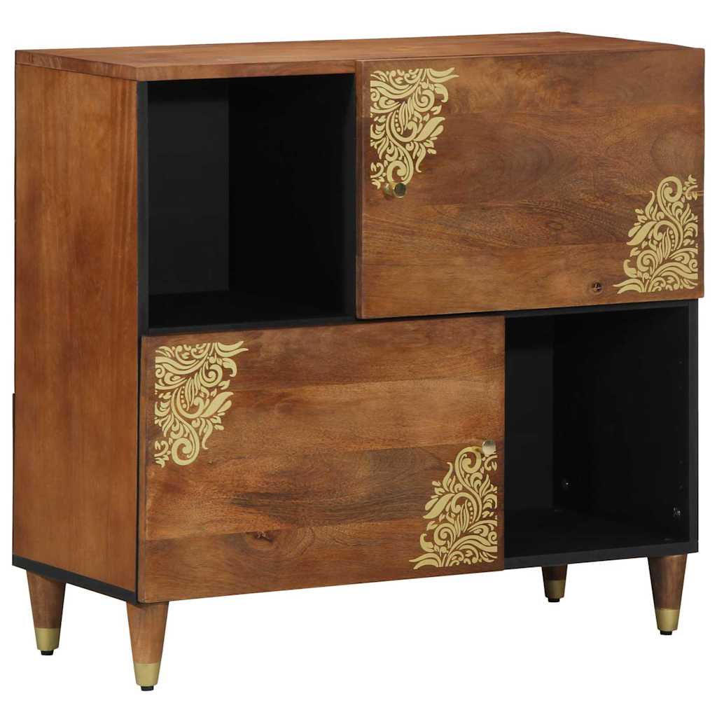 vidaXL Mediasteunmeubels & Racks Honingbruin Massief hout Middelgroot