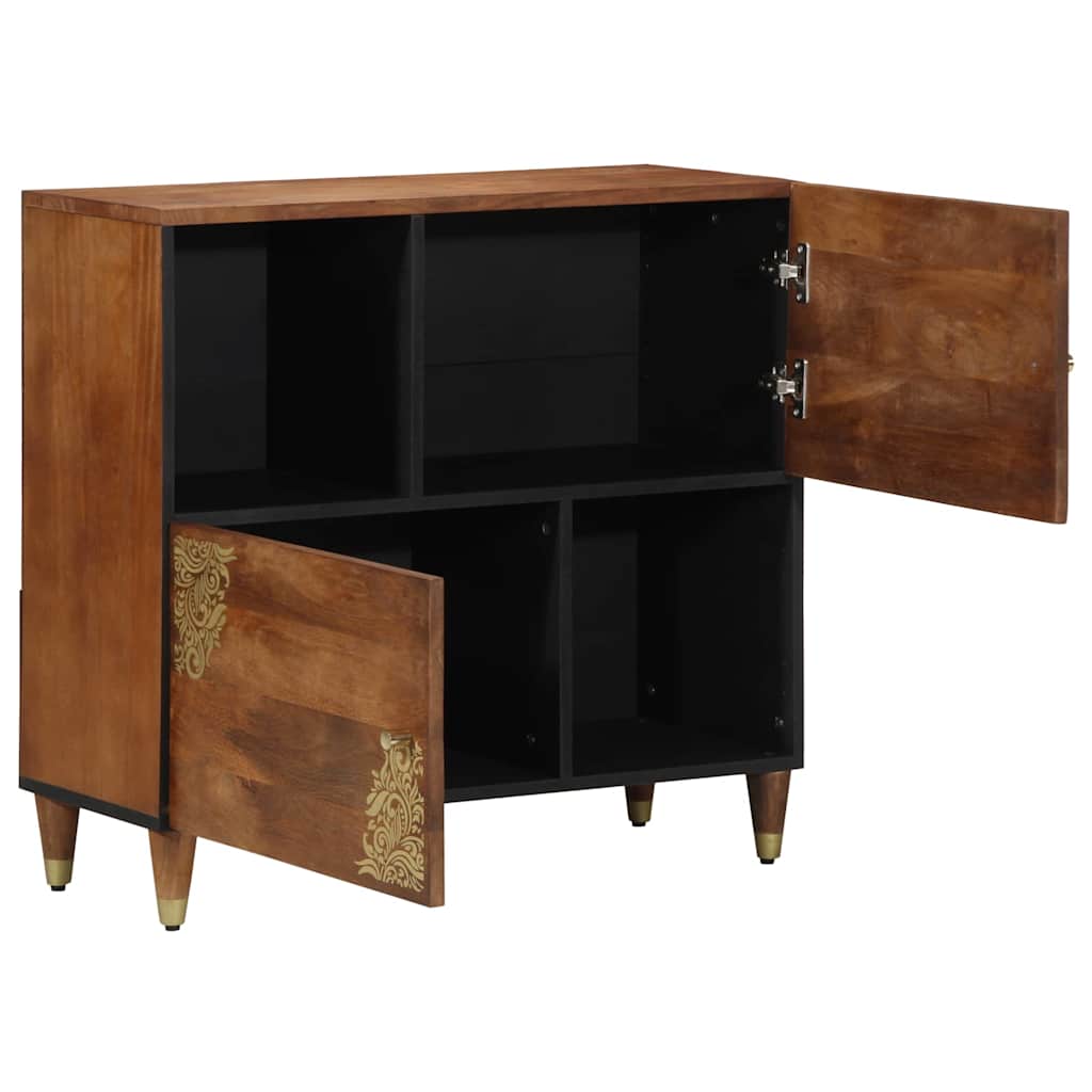 vidaXL Mediasteunmeubels & Racks Honingbruin Massief hout Middelgroot
