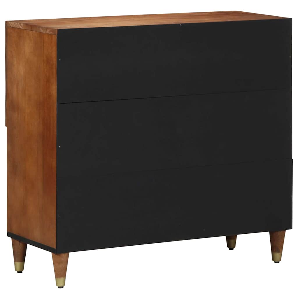 vidaXL Mediasteunmeubels & Racks Honingbruin Massief hout Middelgroot