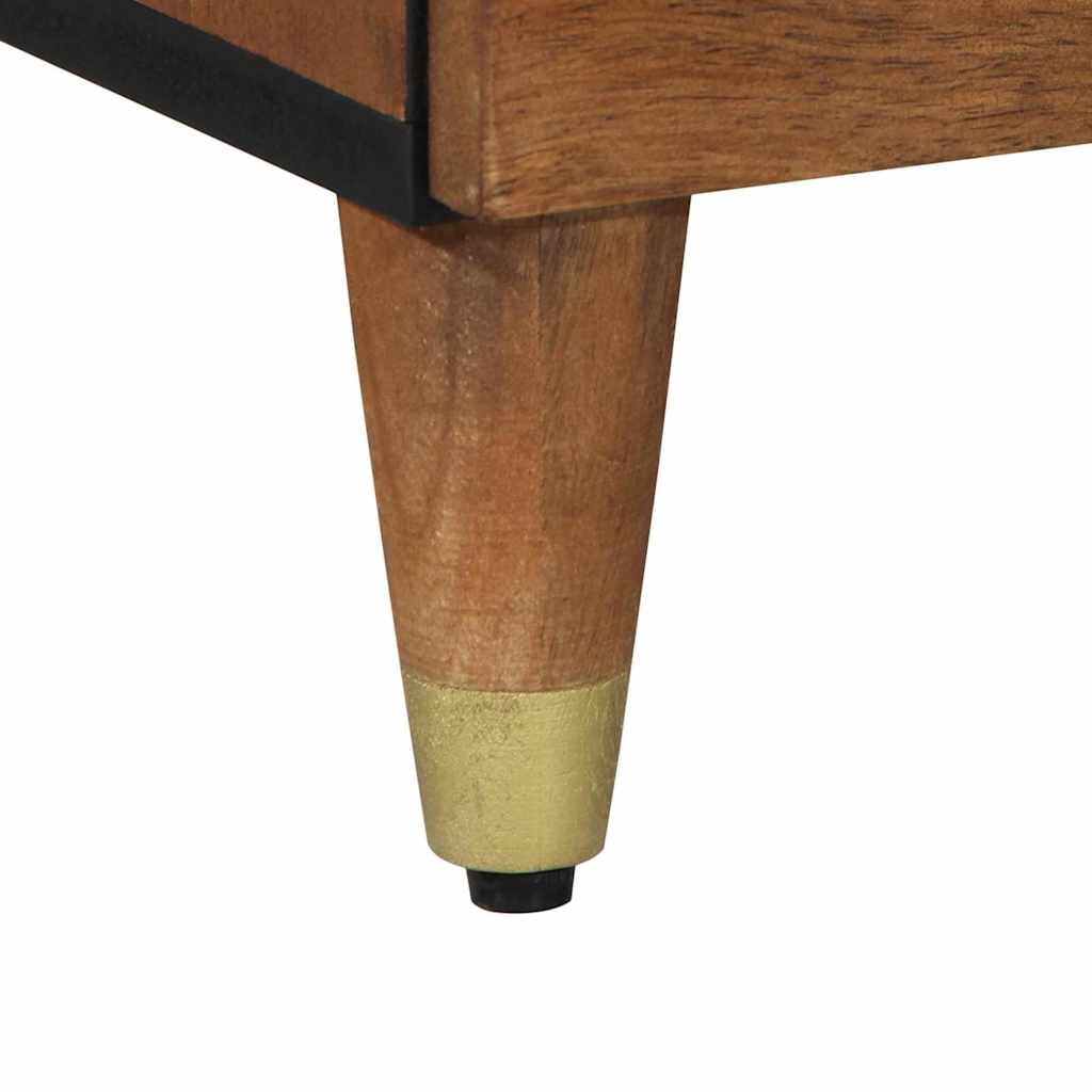vidaXL Mediasteunmeubels & Racks Honingbruin Massief hout Middelgroot