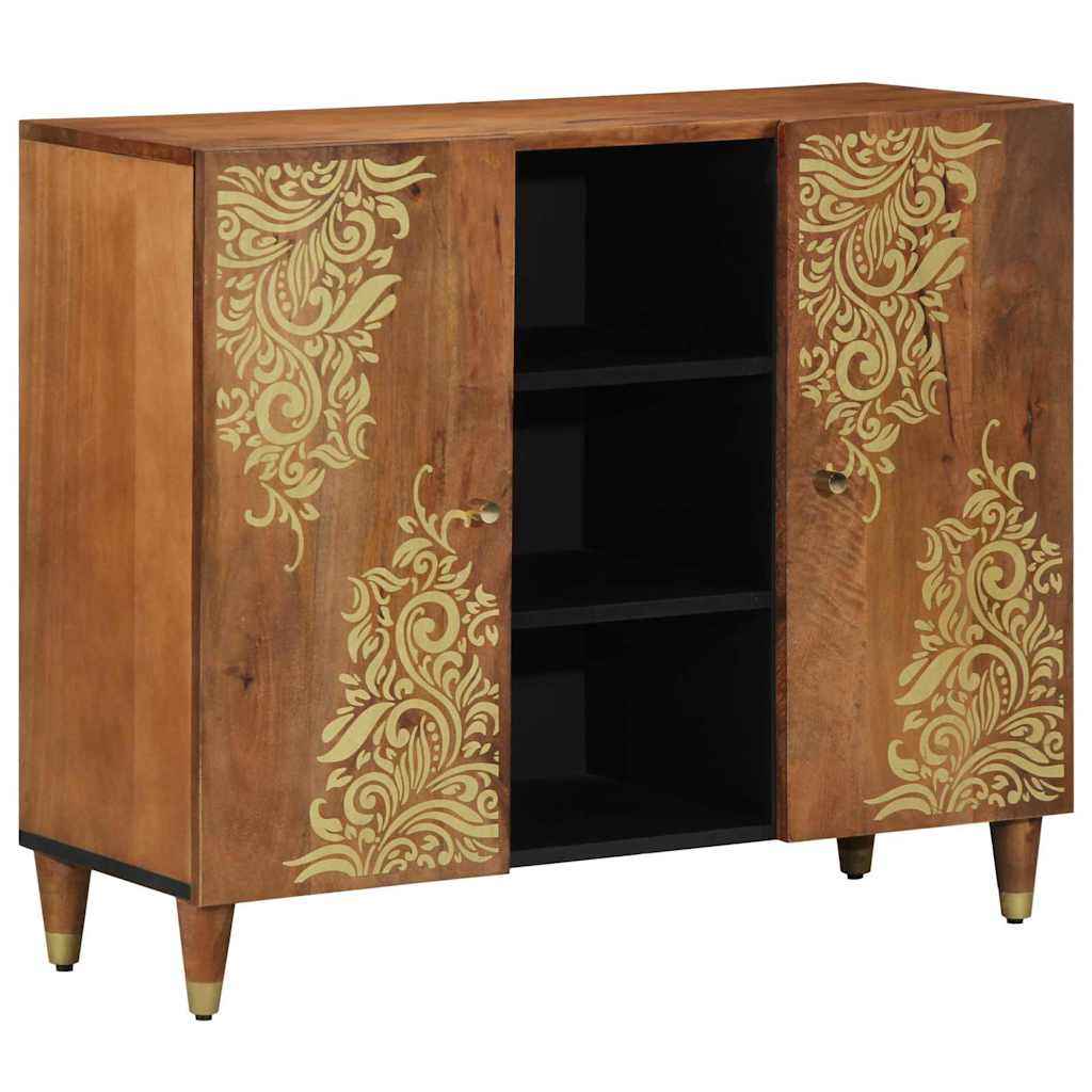 vidaXL Dressoir 90x33x75 cm Massief Mango Hout
