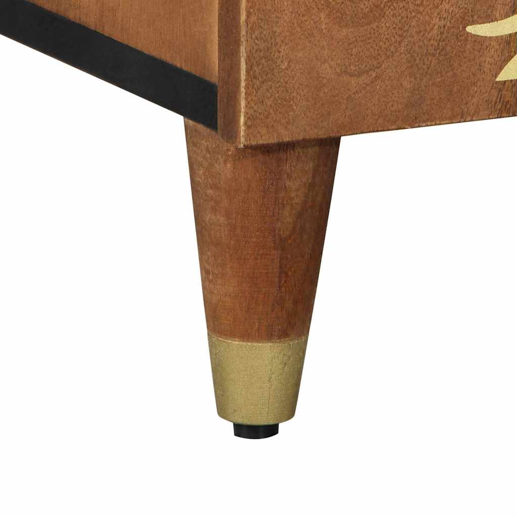 vidaXL Dressoir 90x33x75 cm Massief Mango Hout