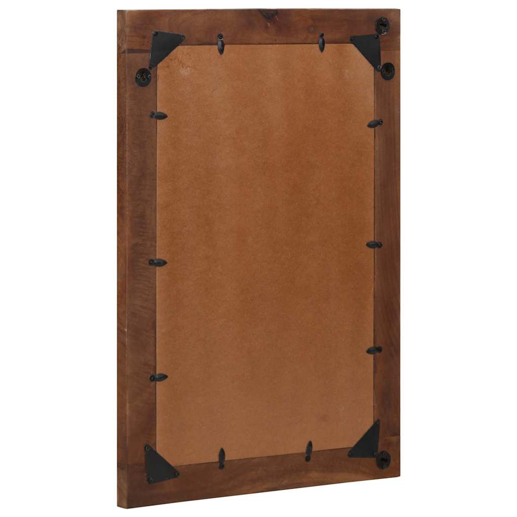 vidaXL Badkamerspiegel 50x70x3 cm van Massief Mango Hout