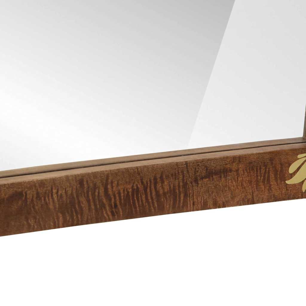vidaXL Badkamerspiegel 50x70x3 cm van Massief Mango Hout