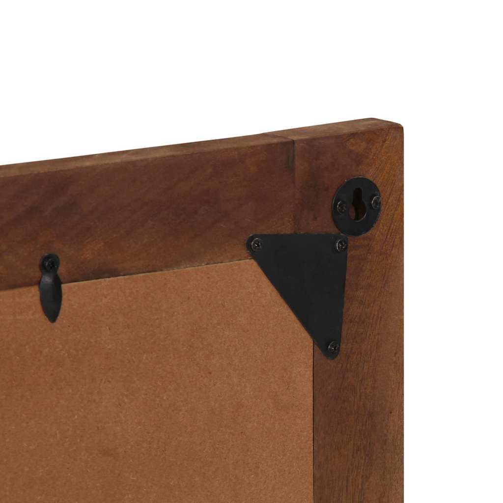 vidaXL Badkamerspiegel 50x70x3 cm van Massief Mango Hout