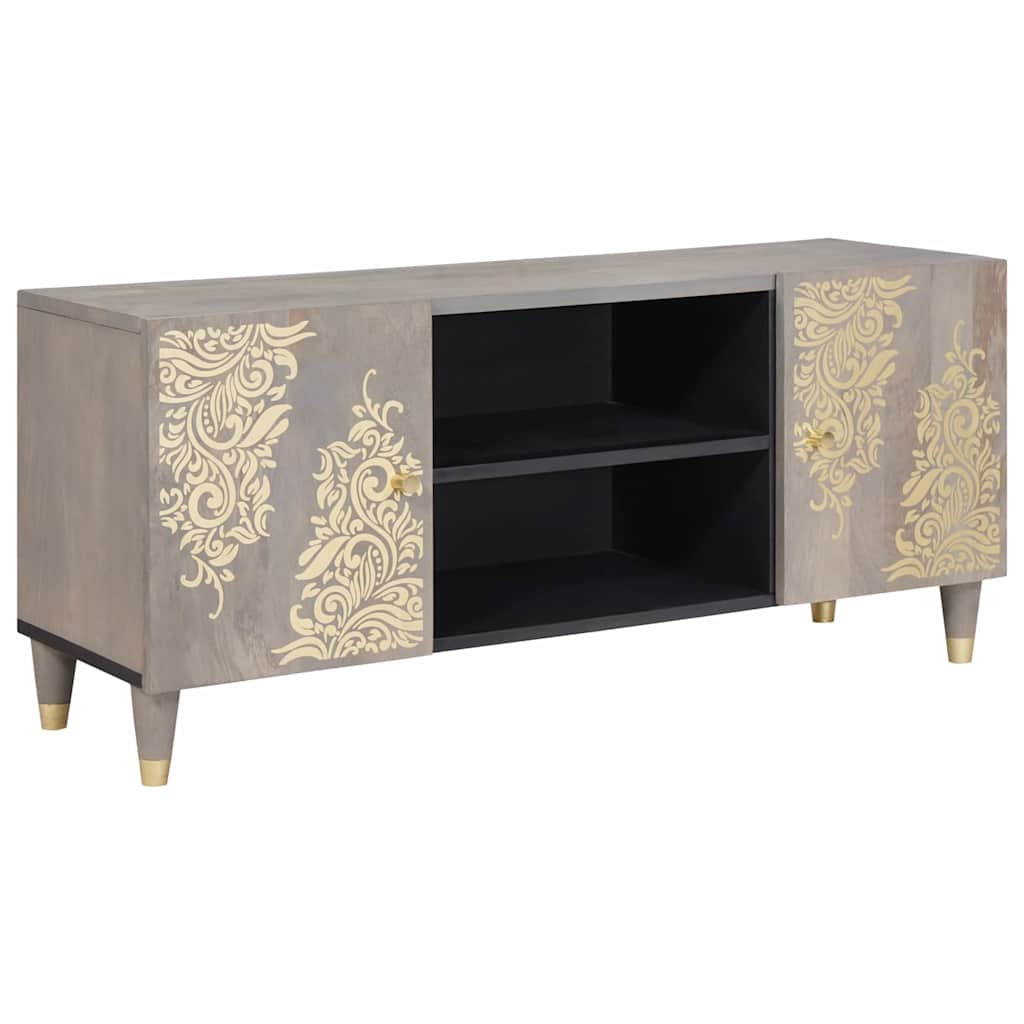 vidaXL TV Kast 105x33x46 cm Massief Mangohout