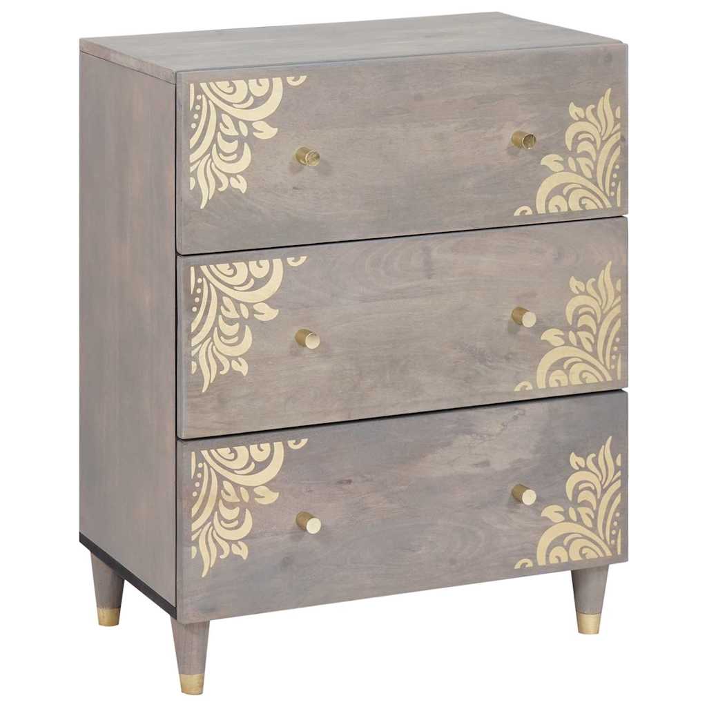 vidaXL Dressoir 60x33x75 cm Massief Mango Hout