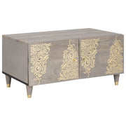 vidaXL Salontafel 80x50x40 cm Massief Mangohout