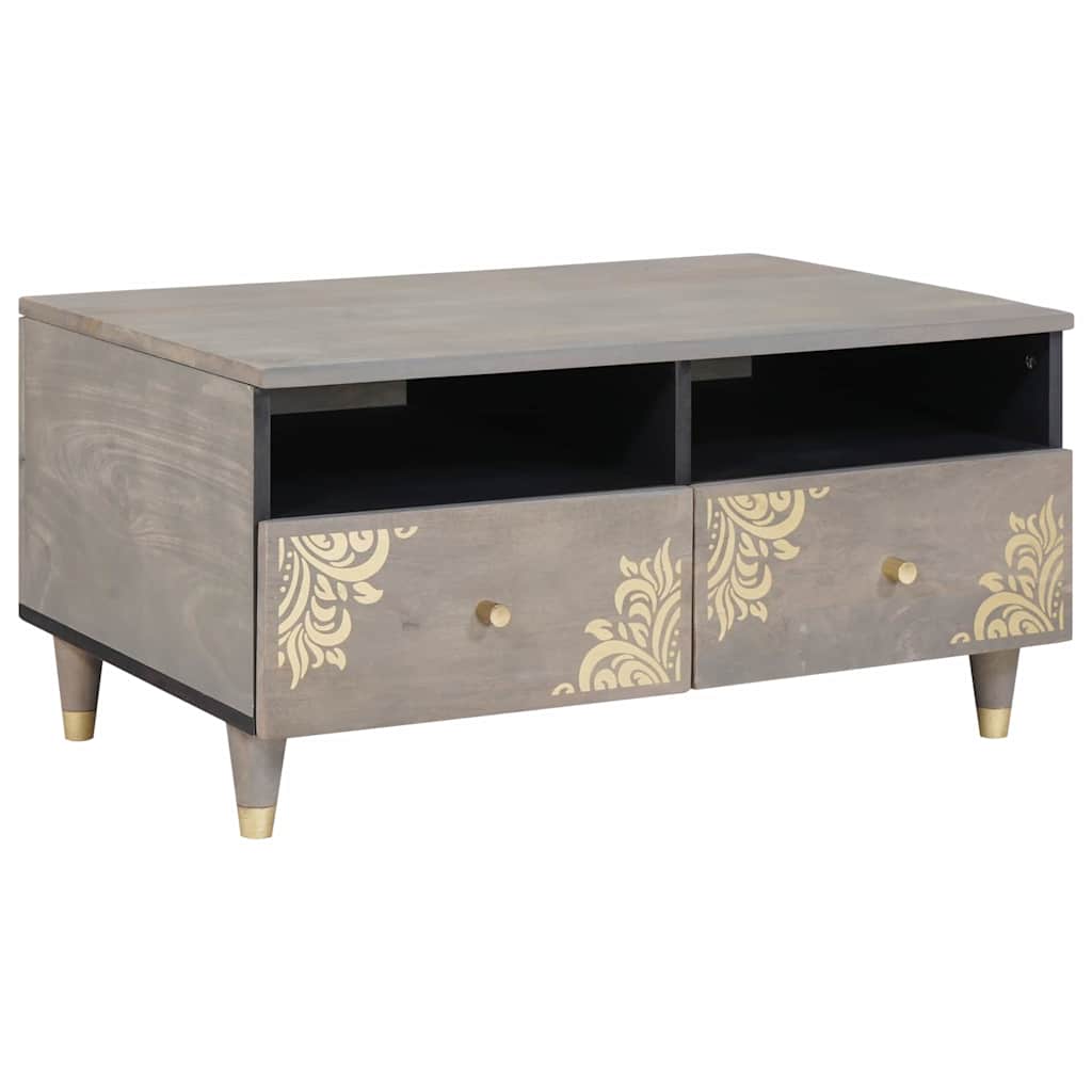 vidaXL Salontafel 80x54x40 cm Massief Mangohout