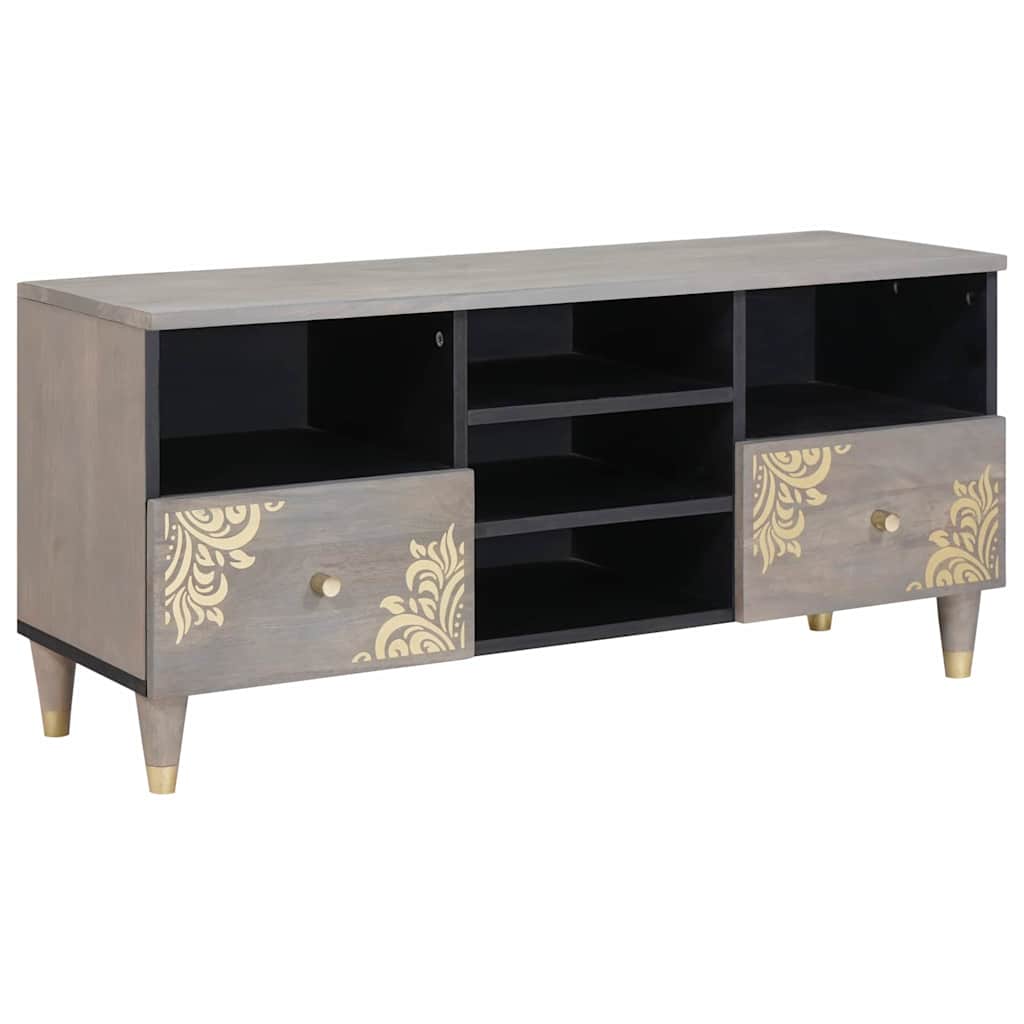 vidaXL TV-kast 100x33x46 cm Massief Mangohout