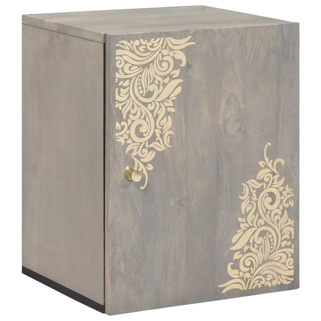 vidaXL Badkamerwandkast 38x33x48 cm Massief mangohout